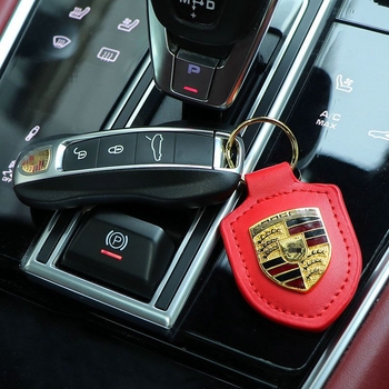 Porše atslēgas korpuss Cayenne, Macan un Panamera – aizsargs ar emblēmu un atslēgas logotipu
