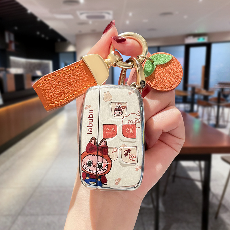 Land Rover atslēgas vāciņš, TPU materiāls, karikatūru stils, bez pielāgošanas