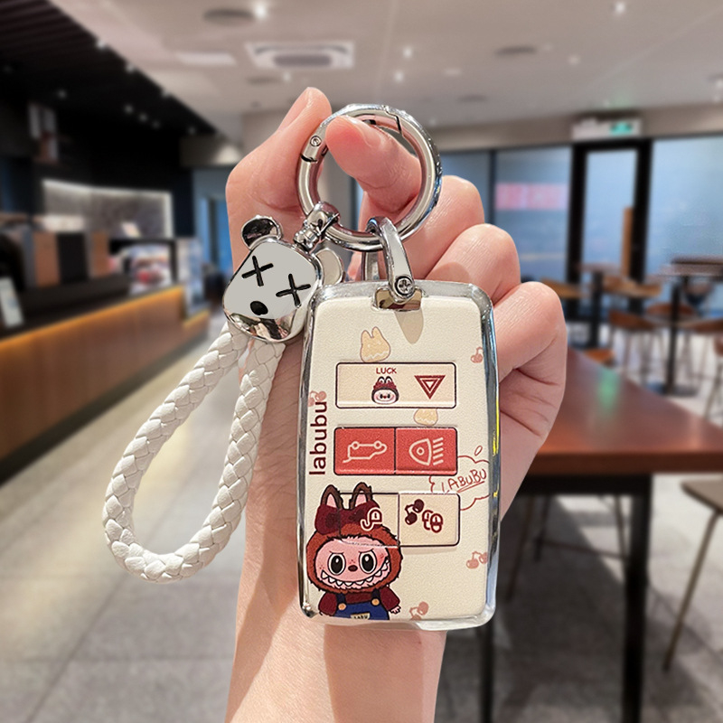 Land Rover atslēgas vāciņš, TPU materiāls, karikatūru stils, bez pielāgošanas