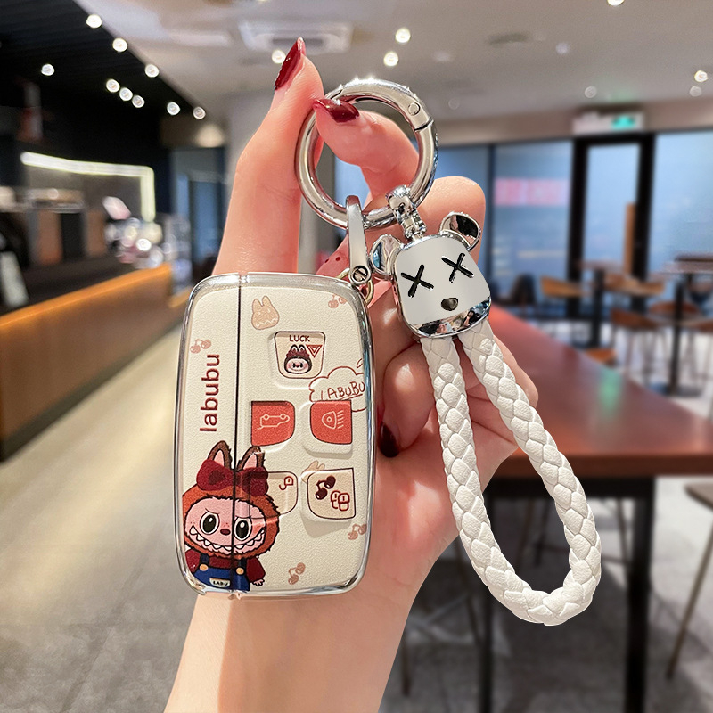 Land Rover atslēgas vāciņš, TPU materiāls, karikatūru stils, bez pielāgošanas