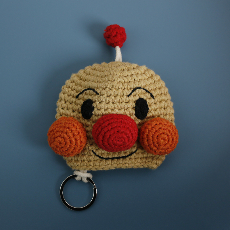 Θήκη κλειδιών, χειροποίητη πλεκτή από βαμβάκι, με ζωικό μοτίβο, unisex, άνοιξη 2025