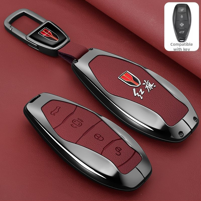 Hongqi HS5 atslēgas vāciņš, cinka sakausējums, retro stils