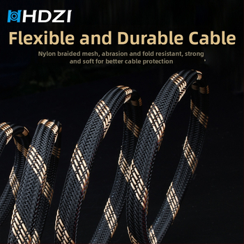 HHDZI kabel zvučnika – čisti bakar s posrebrenim slojem za glavne zvučnike, Hi-Fi kabel za spajanje, dvokanalni