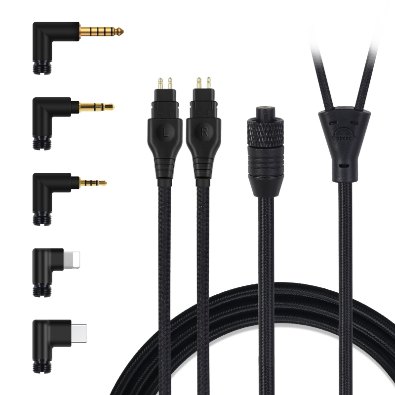 Audio kabel s zamjenjivim konektorom – Okcsc; srebrno premazano bakreno jezgro; bakreni vodič bez kisika; za MP3 uređaje