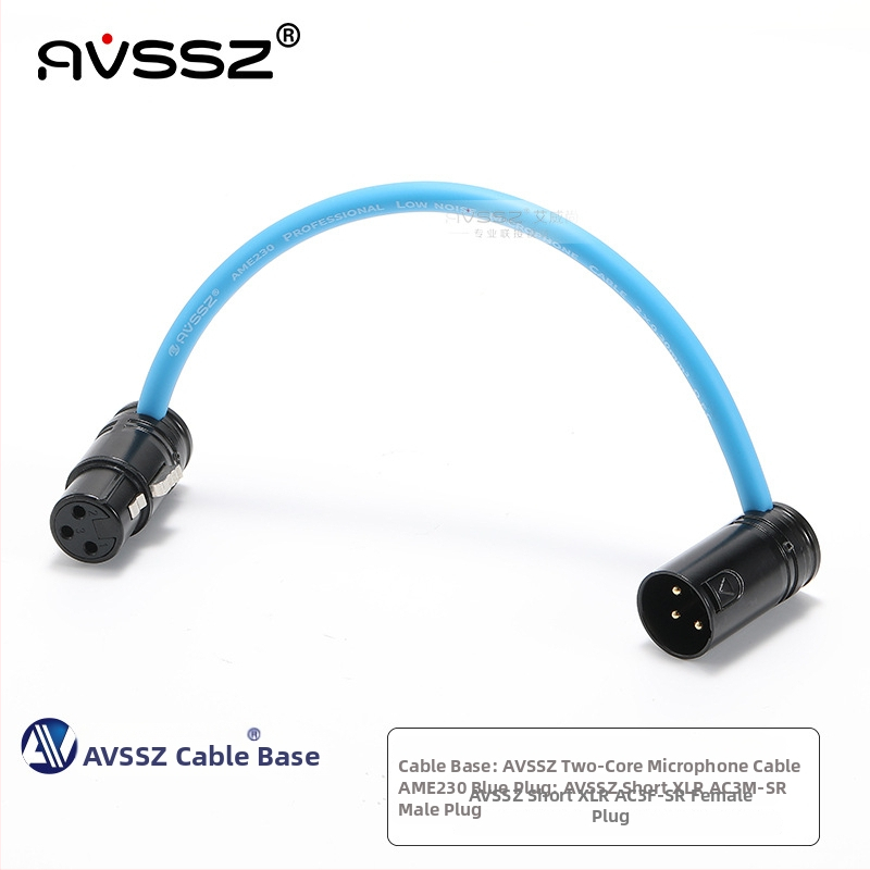 Cablu microfon XLR cu conductori din cupru și miez de cupru gol