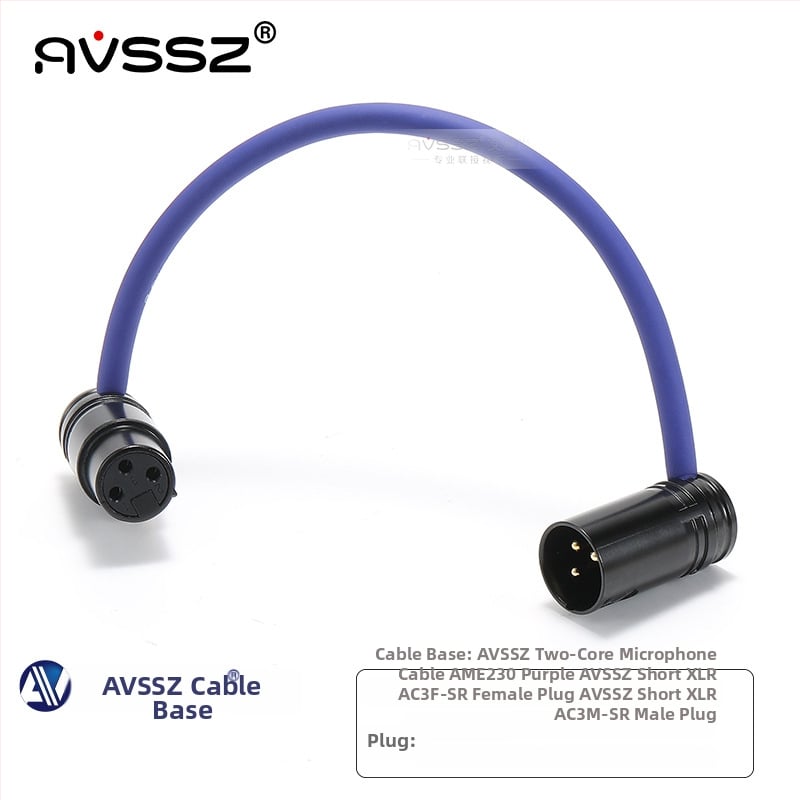 Cablu microfon XLR cu conductori din cupru și miez de cupru gol