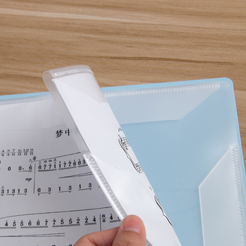 Папка за нотни листове за пиано с клип, пластмасова, регулируема, без отблясък, печат на лого