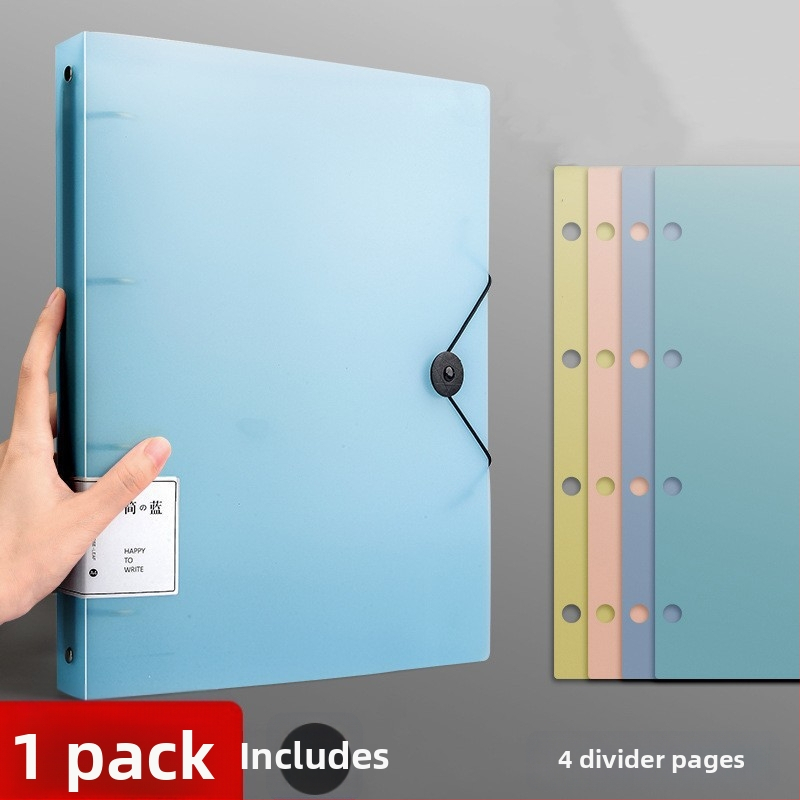 A4 4‑dierová priehradka na dokumenty – PP materiál, organizér na dokumenty, perforovaný formát, rozmery 320 × 248 mm