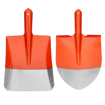 Φτυάρι από μανγκάνιο χάλυβα με τετράγωνη λάμα για γεωργική χρήση και εξωτερικούς χώρους