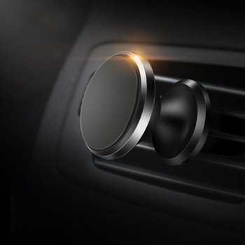 Magnetski držač automobila za telefon s klipom za ventilaciju - Snap-On, aluminijska legura, držač navigacije