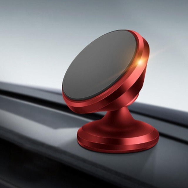 Magnetski držač automobila za telefon s klipom za ventilaciju - Snap-On, aluminijska legura, držač navigacije