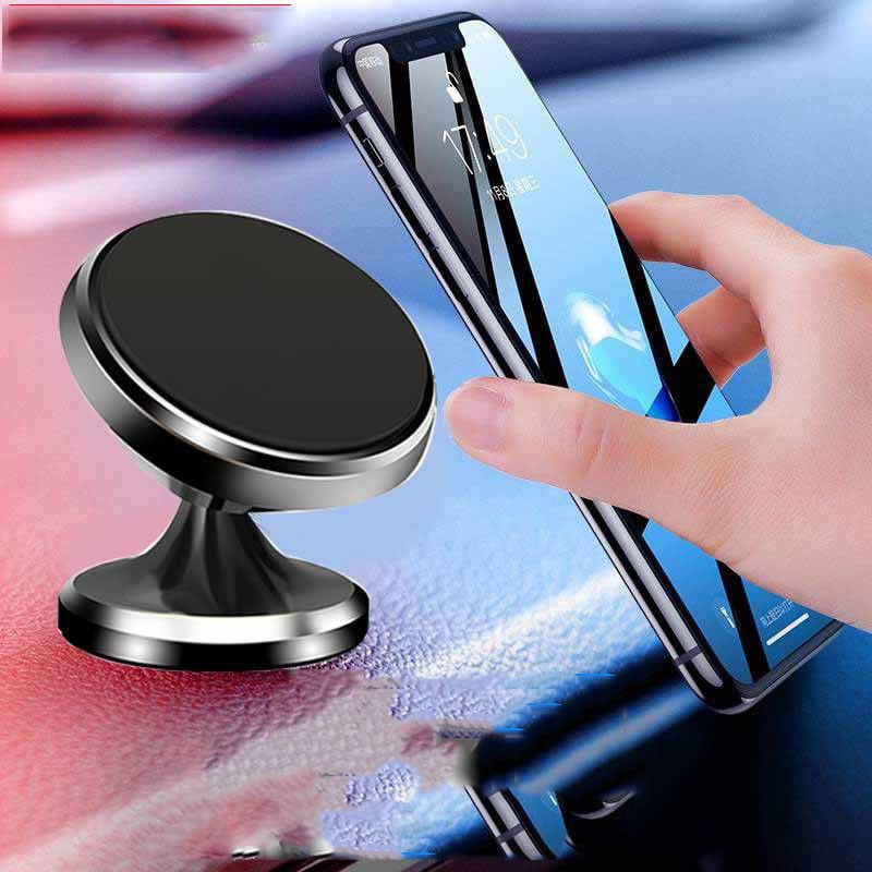 Magnetski držač automobila za telefon s klipom za ventilaciju - Snap-On, aluminijska legura, držač navigacije