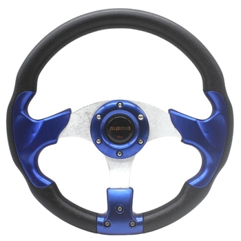 Sacīkšu stūre automašīnai, PU materiāls, modelis 5197, modifikēts stūris vispārējai modifikācijai