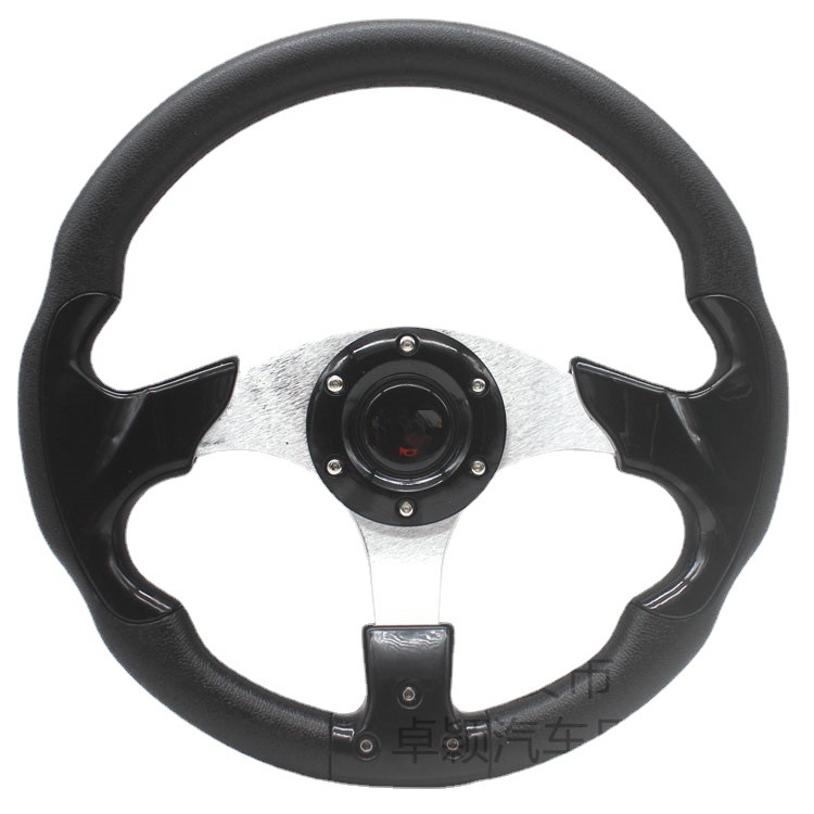 Sacīkšu stūre automašīnai, PU materiāls, modelis 5197, modifikēts stūris vispārējai modifikācijai