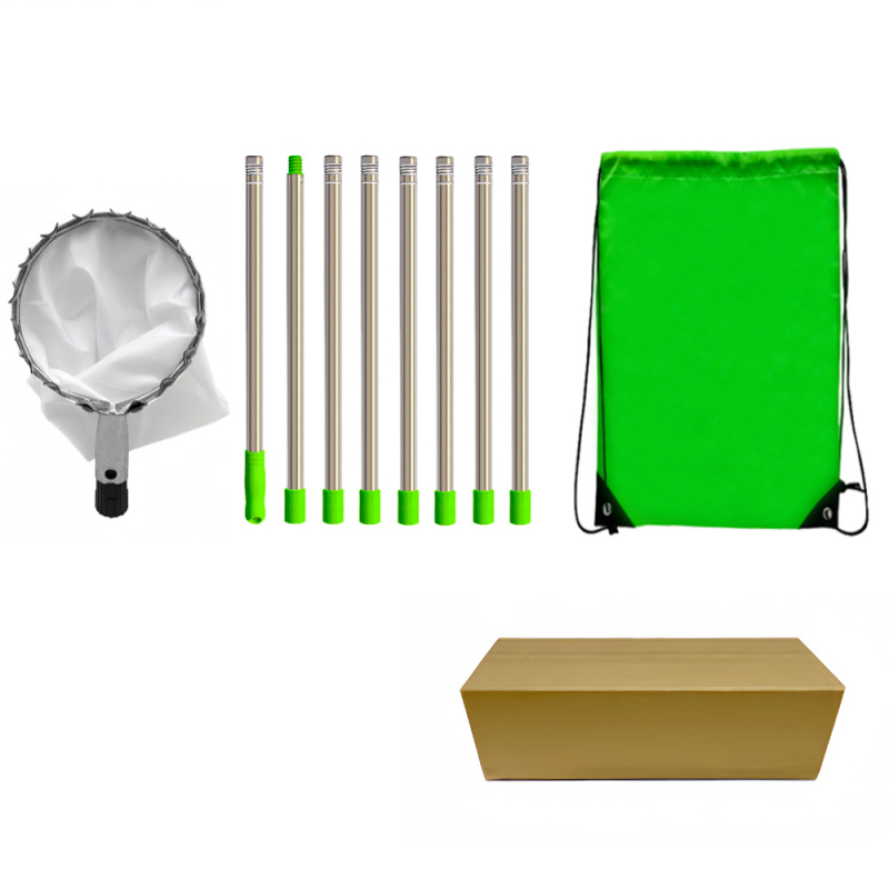 Sakupljač voća s teleskopskom šipkom za visoke grane u vrtu