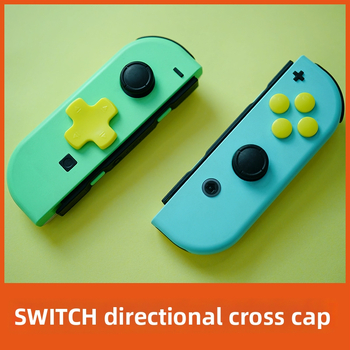 Pokrovky tlačidiel Switch Joy-Con pre D-pad kríž a kruhové tlačidlo (ABS, model aksw-016, 20 g)