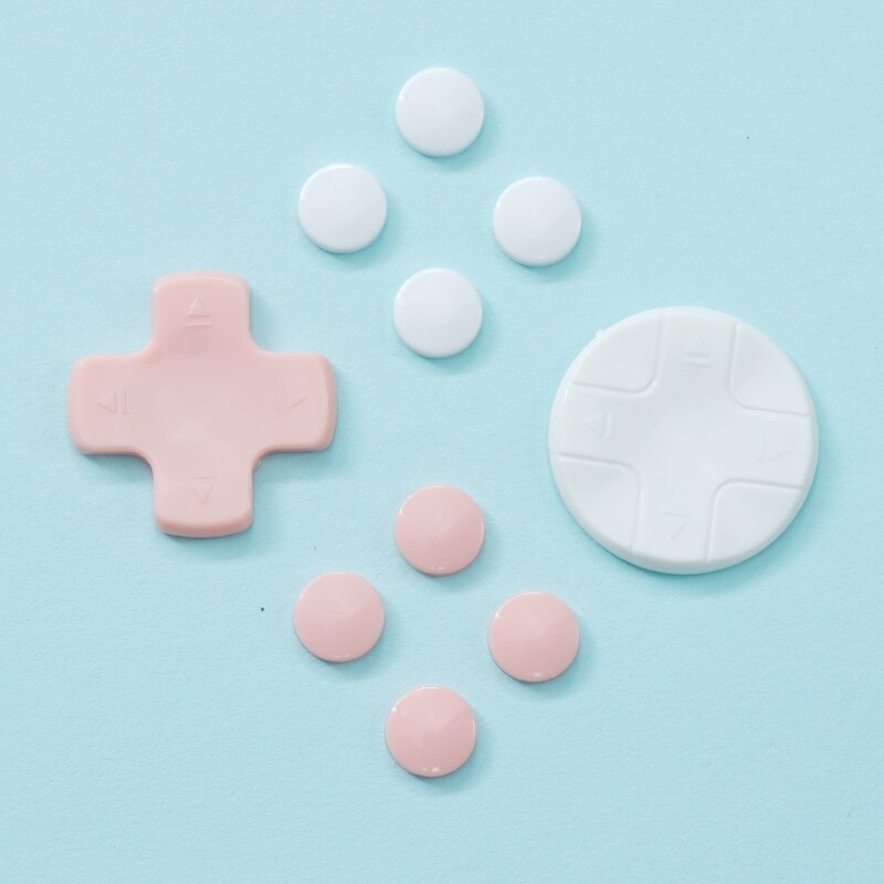 Pokrovky tlačidiel Switch Joy-Con pre D-pad kríž a kruhové tlačidlo (ABS, model aksw-016, 20 g)