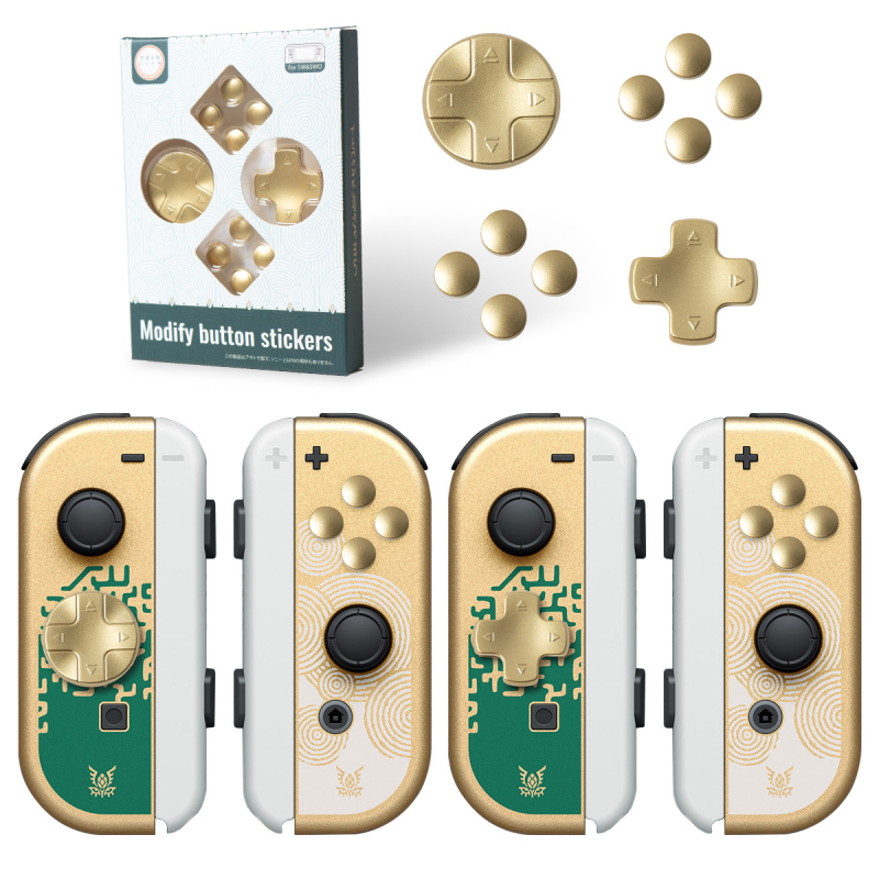 Pokrovky tlačidiel Switch Joy-Con pre D-pad kríž a kruhové tlačidlo (ABS, model aksw-016, 20 g)