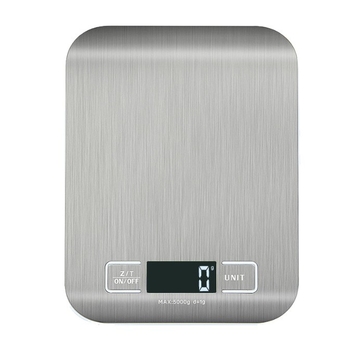 Taimin 2012 Újratölthető rozsdamentes acél konyhai digitális mérleg, 5-10 kg kapacitás