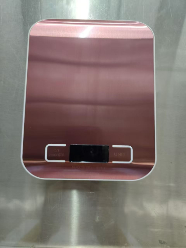 Taimin 2012 Újratölthető rozsdamentes acél konyhai digitális mérleg, 5-10 kg kapacitás