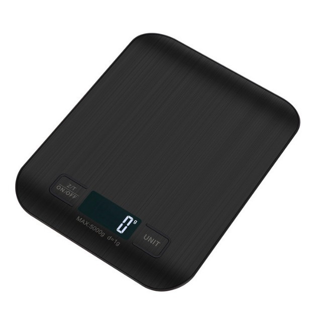 Taimin 2012 Újratölthető rozsdamentes acél konyhai digitális mérleg, 5-10 kg kapacitás