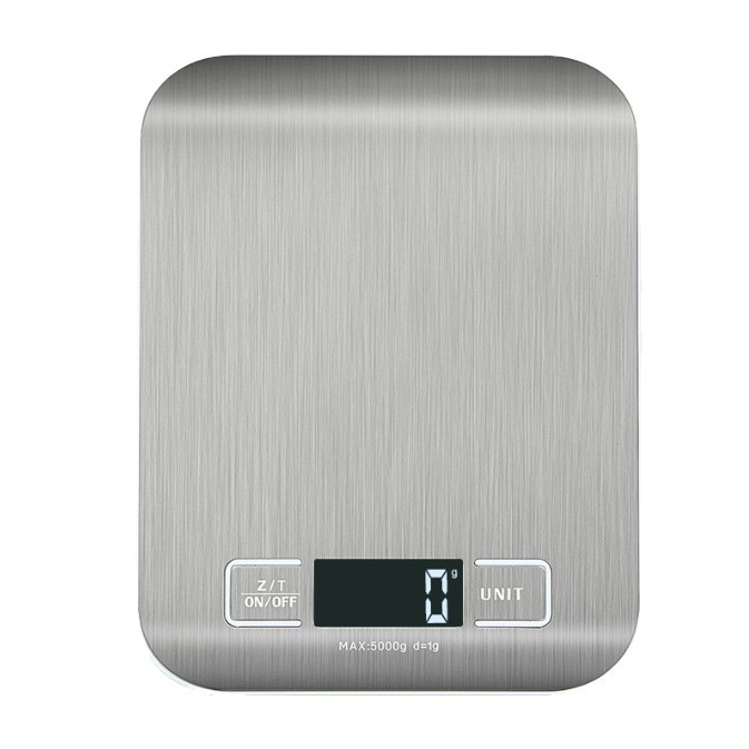 Taimin 2012 Újratölthető rozsdamentes acél konyhai digitális mérleg, 5-10 kg kapacitás