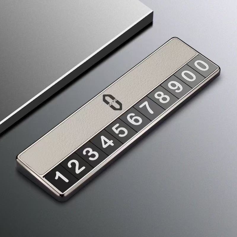 Decorațiune interioară electronică pentru plăcuța de parcare Huawei M9N7, metal, personalizare disponibilă, imprimare logo posibil