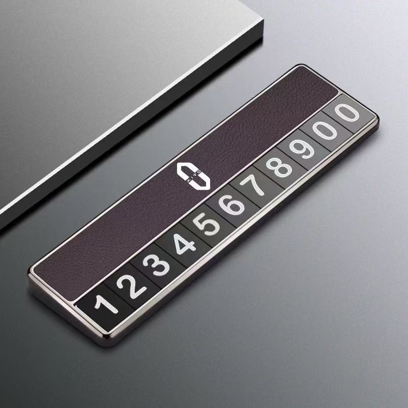 Decorațiune interioară electronică pentru plăcuța de parcare Huawei M9N7, metal, personalizare disponibilă, imprimare logo posibil
