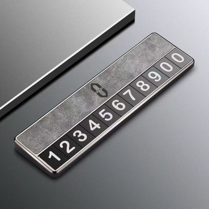 Decorațiune interioară electronică pentru plăcuța de parcare Huawei M9N7, metal, personalizare disponibilă, imprimare logo posibil