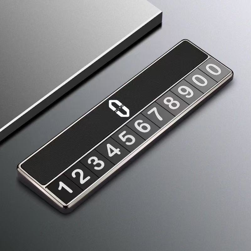 Decorațiune interioară electronică pentru plăcuța de parcare Huawei M9N7, metal, personalizare disponibilă, imprimare logo posibil