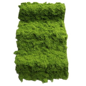 Изкуствен мъх текстил за мини ландшафт – флокирана повърхност, полиестер + нетъкан текстил, персонализируемо, опаковка: Opp торба