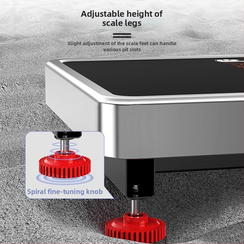 Digitális platformmérleg, 0-300 kg kapacitás, Akkumulátoros, Elektronikus, Multifunkcionális