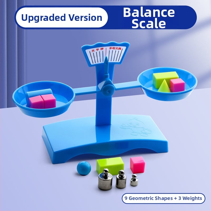 Σετ Ζυγαριάς Ισορροπίας για Διδασκαλία – PP Υλικό, Κατάλληλο για Παιδιά 3–6 Ετών, Σετ με Δίσκο Και Βάρη