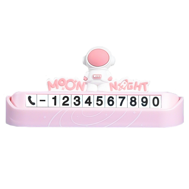 Placă numerică de parcare ascunsă - material PVC moale, BABY STORY, logo imprimat