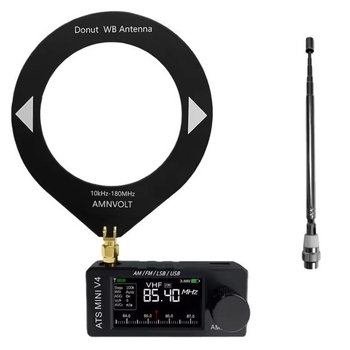 Radio portabil Si4732: 0.5–108 MHz, LSB/USB/AM/FM, mini radio de buzunar