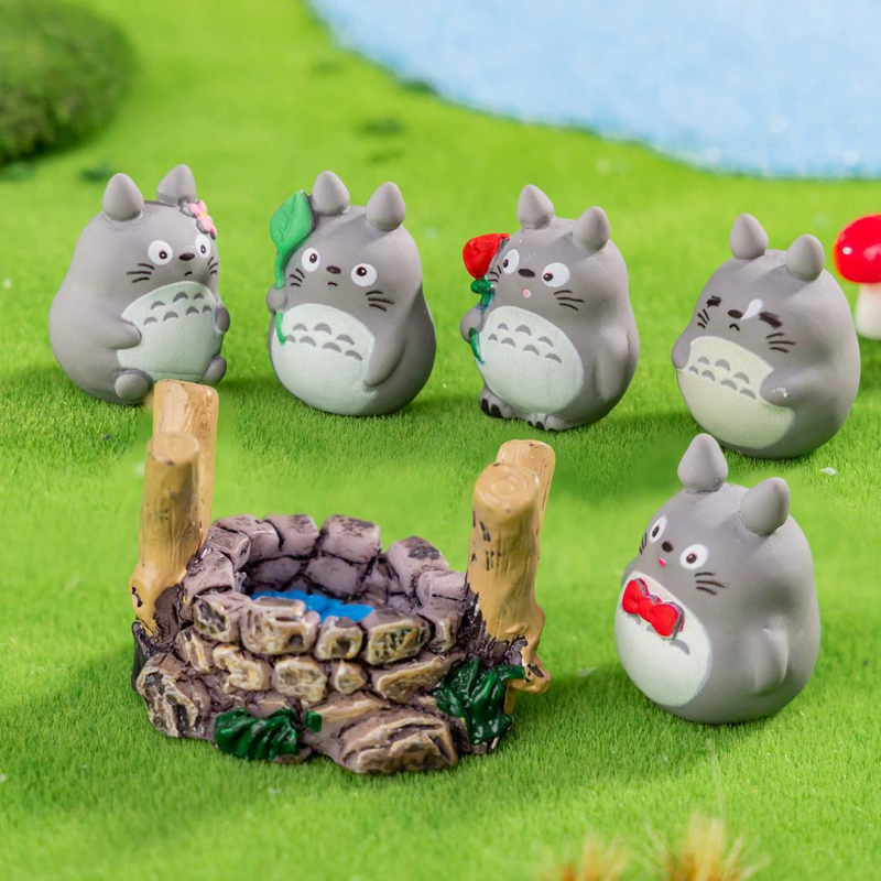 DIY mini figura od smole, karikaturni stil, dekorativni dodatak, kartonska ambalaža