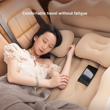 Išpūčiamas lova automobiliui su flokotu paviršiumi, lengvas 2,8 kg, maksimali apkrova 150 kg