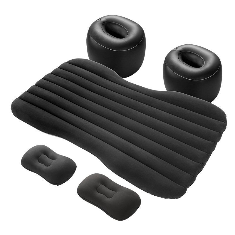 Išpūčiamas lova automobiliui su flokotu paviršiumi, lengvas 2,8 kg, maksimali apkrova 150 kg