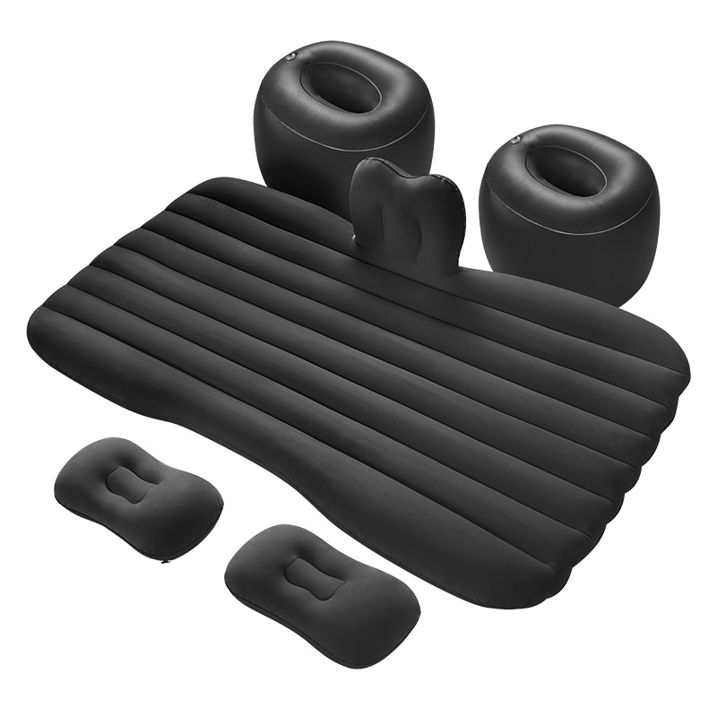 Išpūčiamas lova automobiliui su flokotu paviršiumi, lengvas 2,8 kg, maksimali apkrova 150 kg