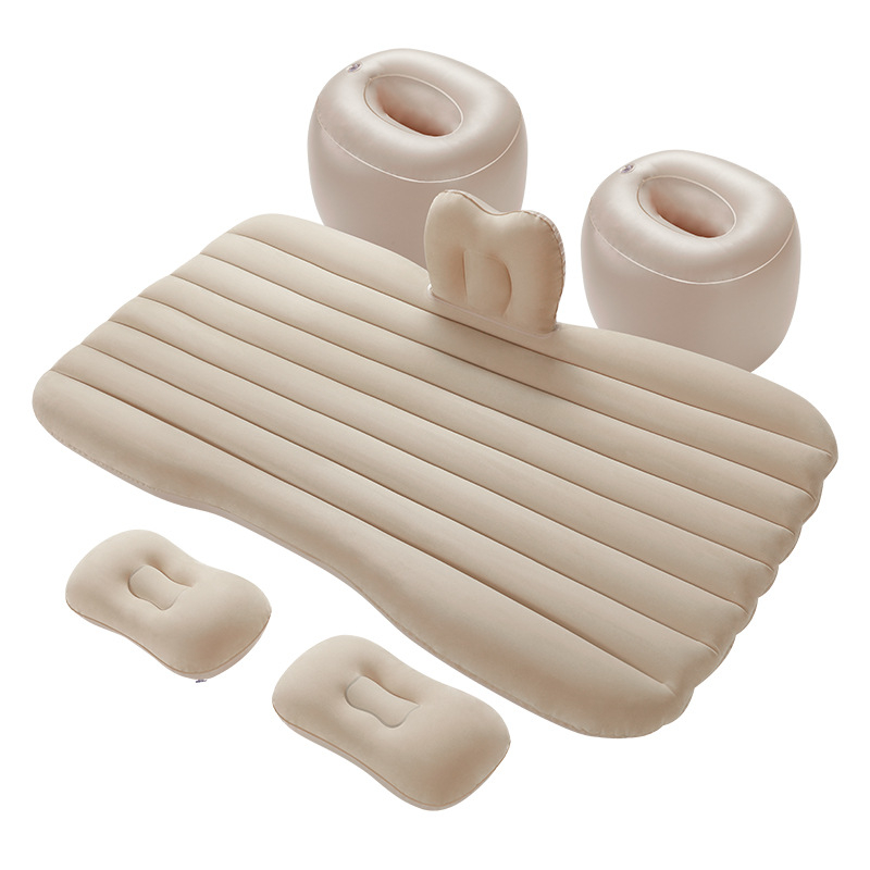 Išpūčiamas lova automobiliui su flokotu paviršiumi, lengvas 2,8 kg, maksimali apkrova 150 kg