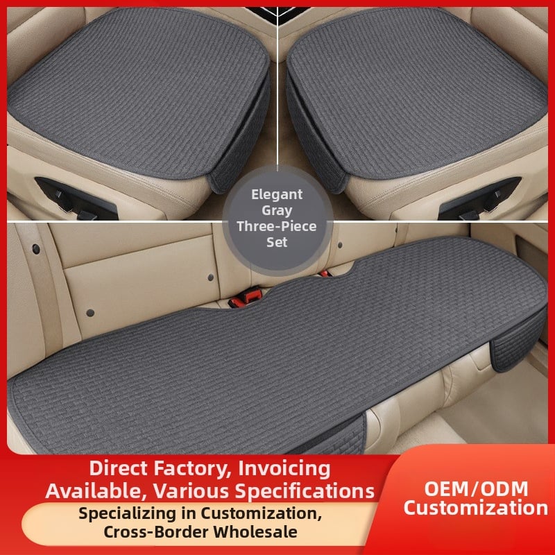 Perna de scaun auto, set din trei piese, banchetă din spate, toate sezoanele, suprafață din poliester