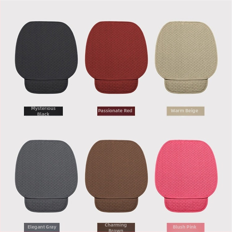 Automašīnas sēdvietas spilvens, trīsdaļīgs komplekts, aizmugures sēdeklis, visas sezonas, poliestera virsma