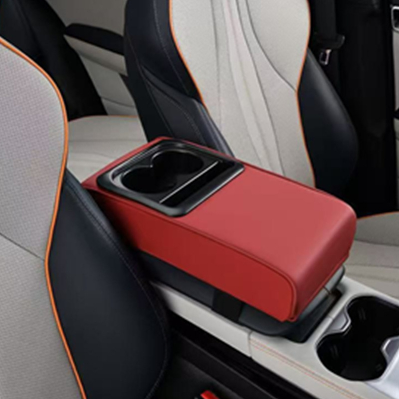 Realmas Universālais auto roku balsta paliktnis ar krūzes turētāju, ādas virsma, pielāgojams, svars 0,4 kg