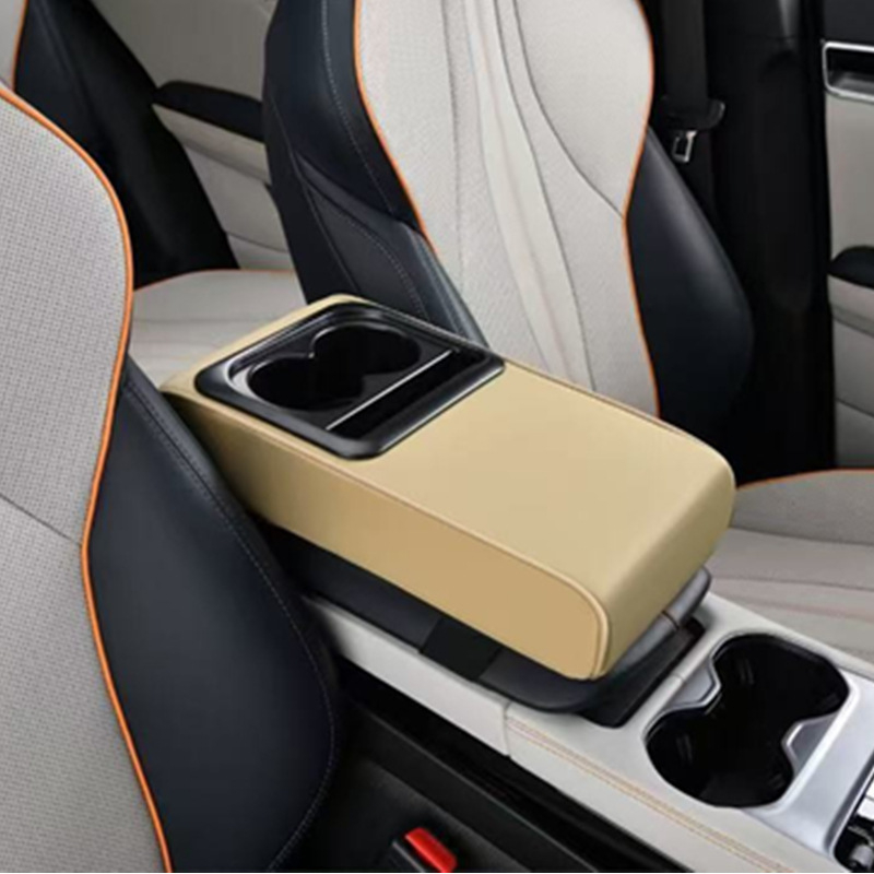 Realmas Universālais auto roku balsta paliktnis ar krūzes turētāju, ādas virsma, pielāgojams, svars 0,4 kg