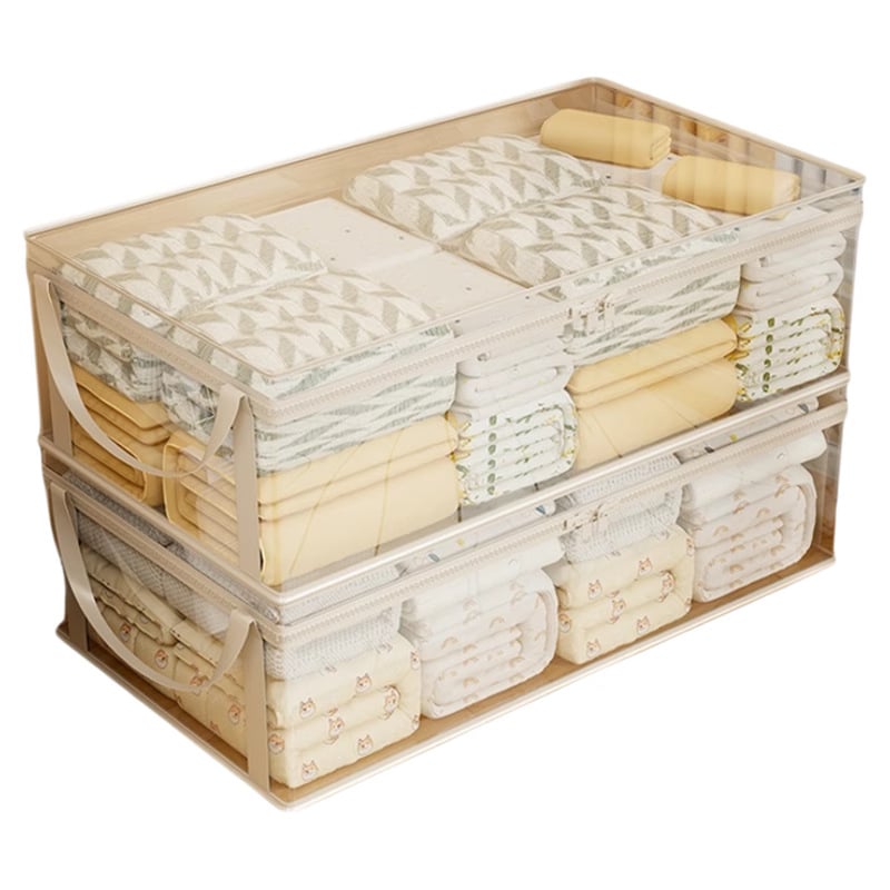 Torba za skladištenje pokrivača, kubičnog oblika, od plastike i tkanine, model 2239158820319724288, za organizaciju garderobe (kubičnog oblika; plastike i tkanine; model 2239158820319724288)