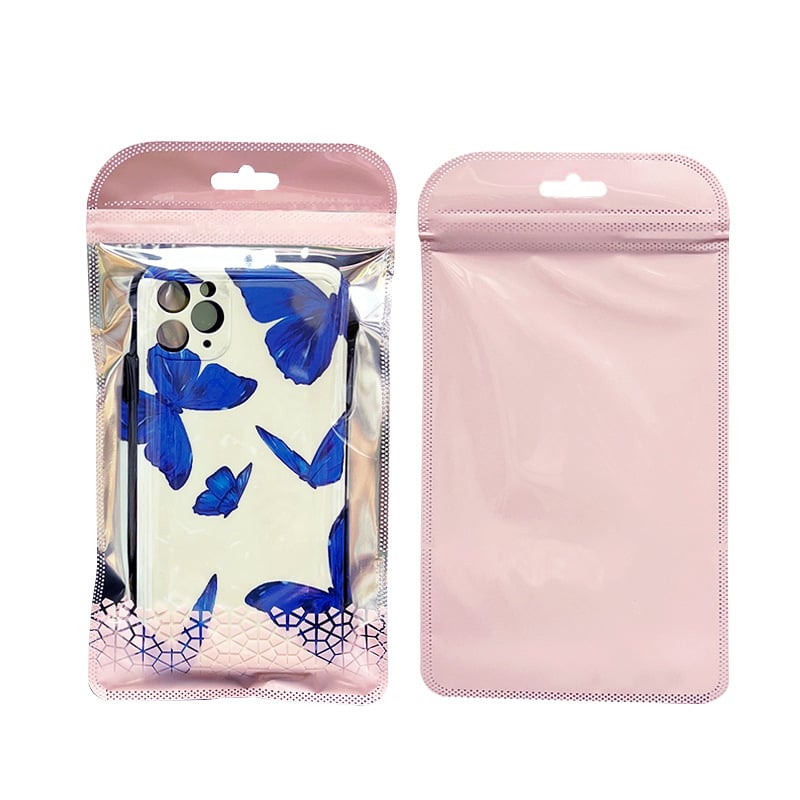 Самозалепваща опаковъчна торбичка – едностранно прозрачна, друга непрозрачна; дължина на запечатване 3 см; заоблен ръб; универсално опаковане за мобилни телефони и електроника