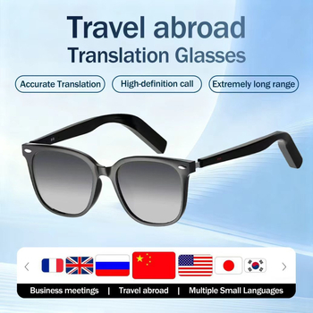 Ochelari inteligenți Mlib E13 cu căști muzicale – lansare 2024, baterie 85mAh+85mAh, compatibile cu Android și iOS