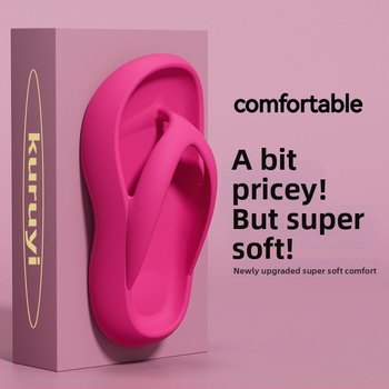 Summertaste flip-flop'ai, EVA viršus ir padas, injekciškai formuotas padas, kvėpuojančios ir atsparios vandeniui, 0,18 kg