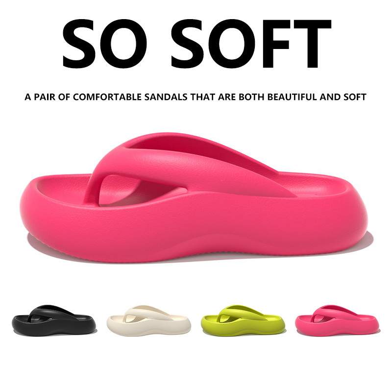 Summertaste flip-flop'ai, EVA viršus ir padas, injekciškai formuotas padas, kvėpuojančios ir atsparios vandeniui, 0,18 kg