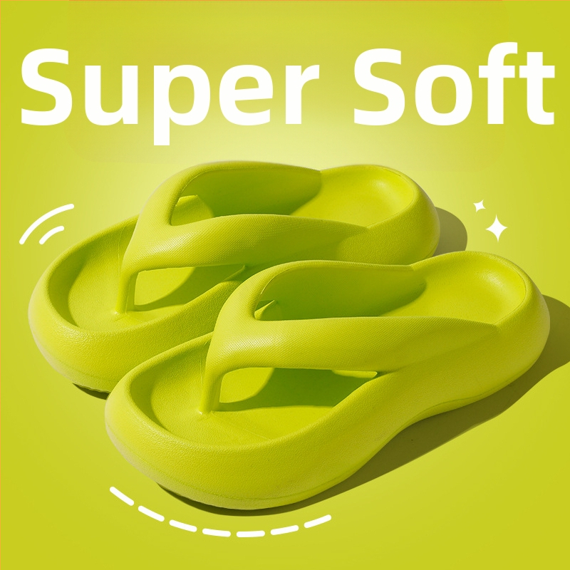 Summertaste flip-flop'ai, EVA viršus ir padas, injekciškai formuotas padas, kvėpuojančios ir atsparios vandeniui, 0,18 kg